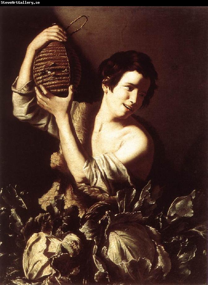 SALINI, Tommaso Boy with a Flask and Cabbages